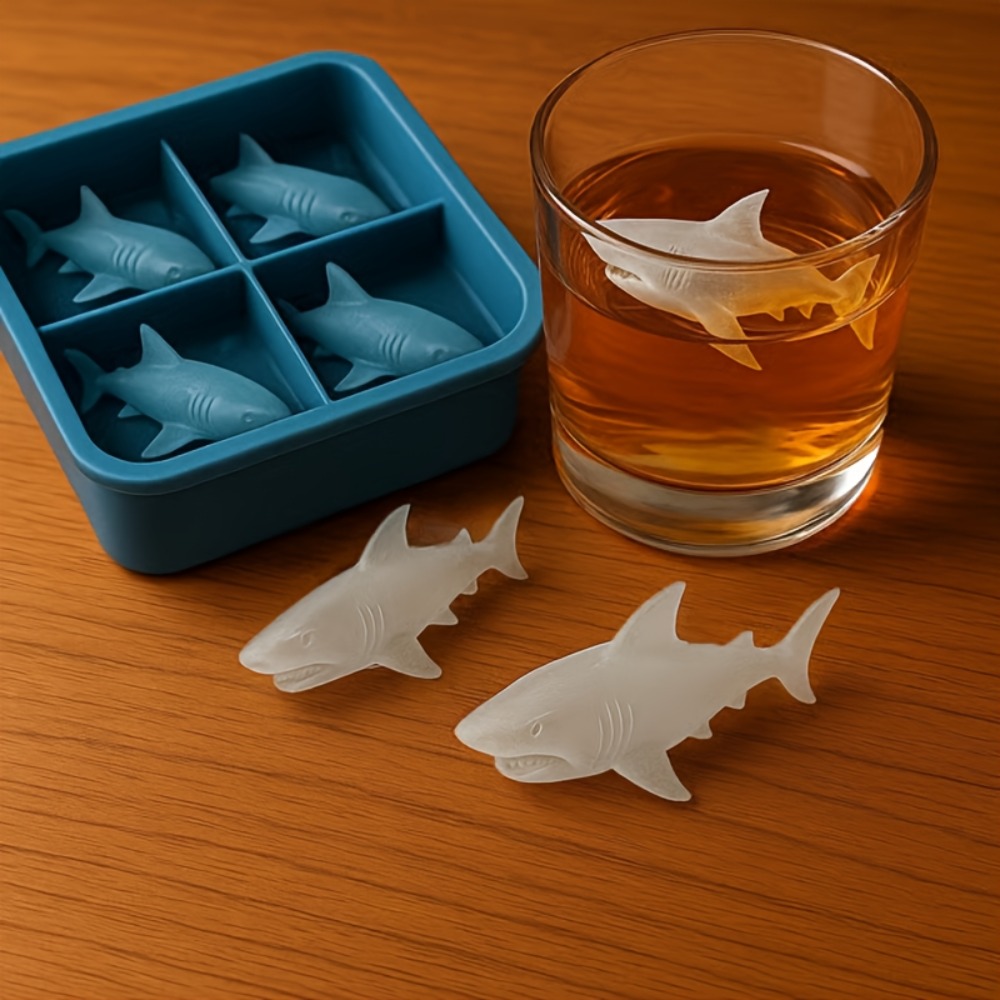 Kitchen Gadgets You Must Have - Moule à glaçons en silicone Requin