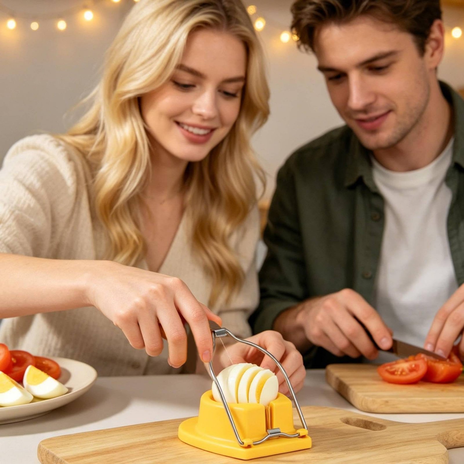 Kitchen Gadgets Wirecutter - Coupe-œufs en fil d'acier inoxydable 3