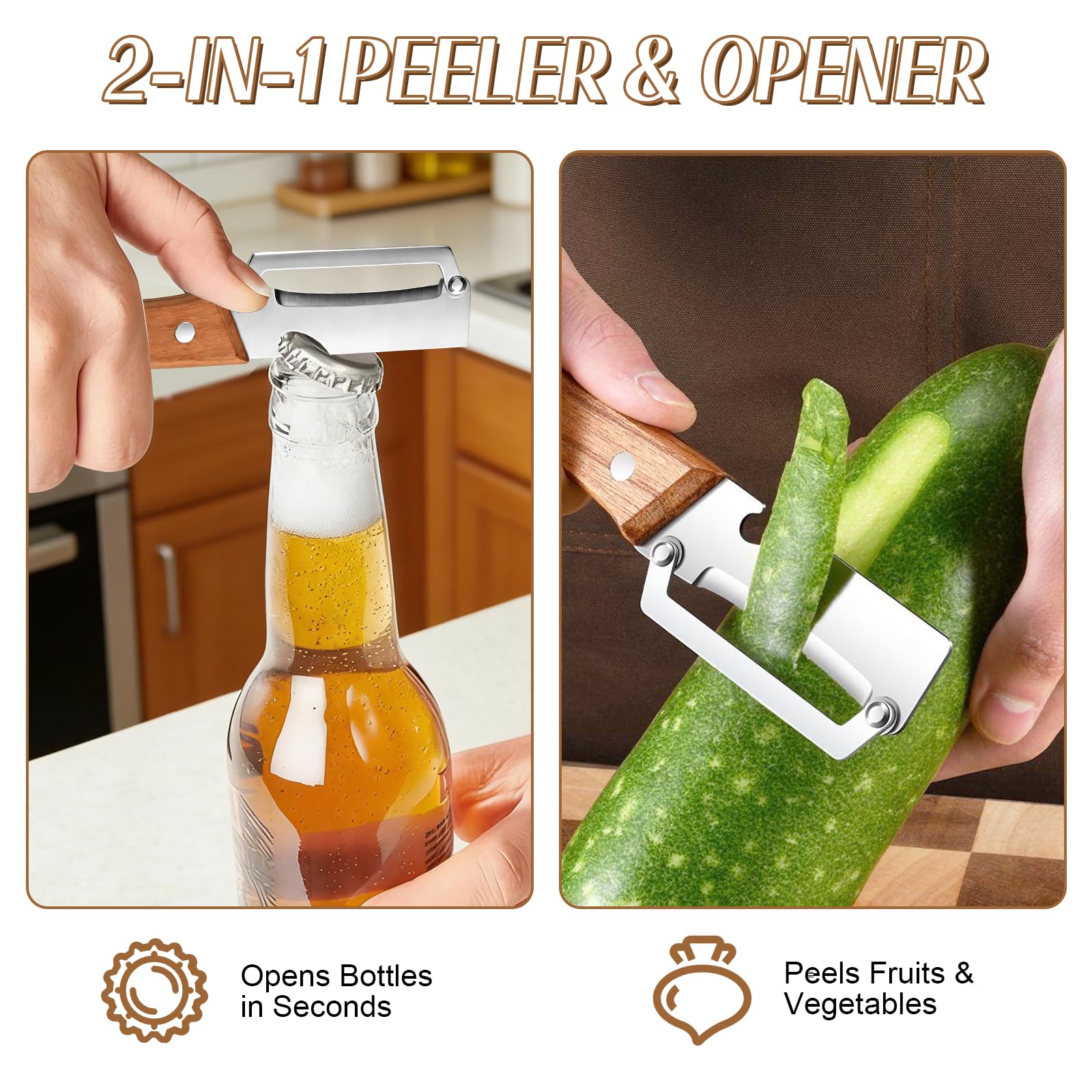Éplucheur de légumes 3-en-1 av - Kitchen Gadgets Peeler avis et prix